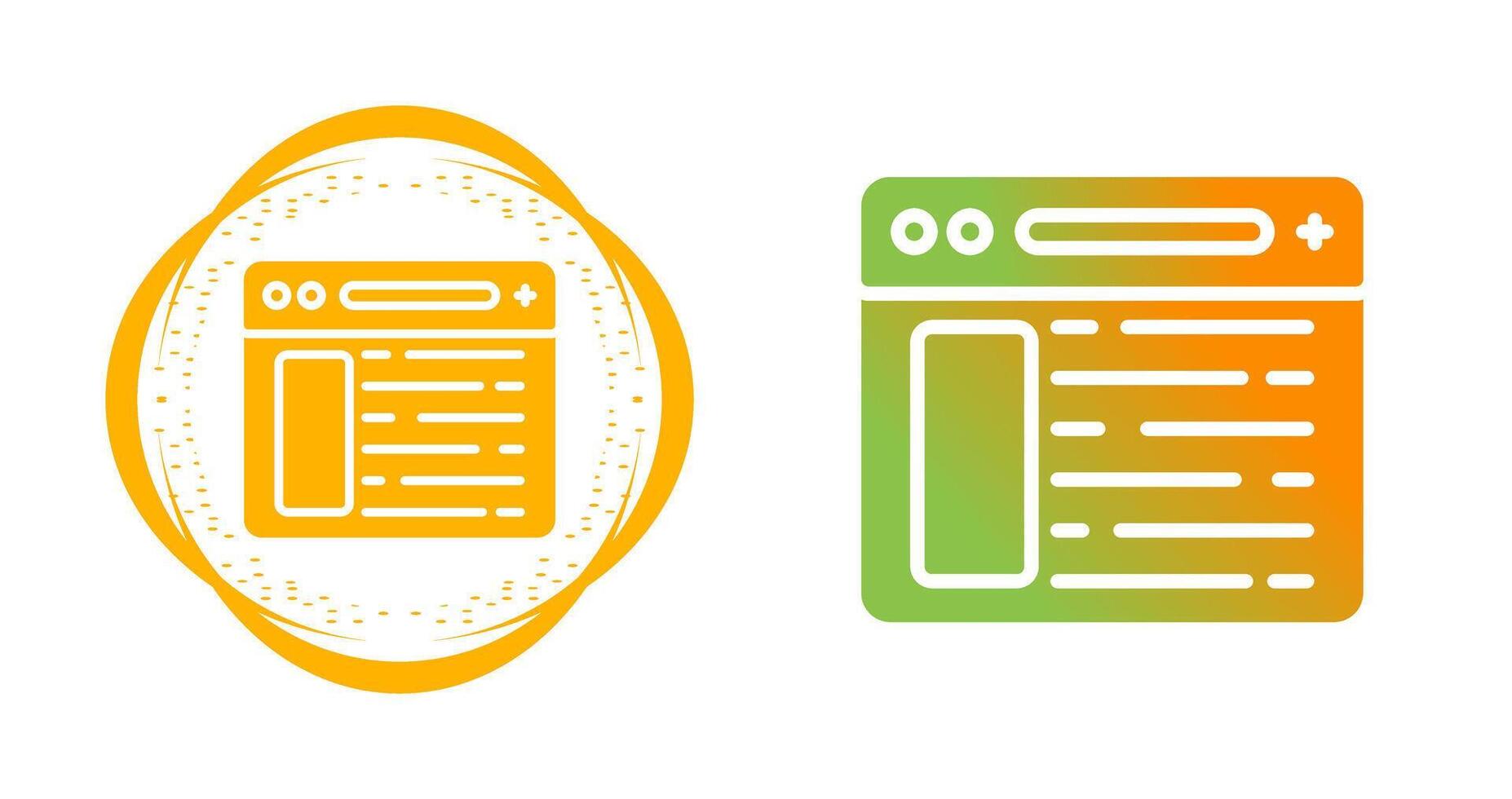Browser Vector Icon