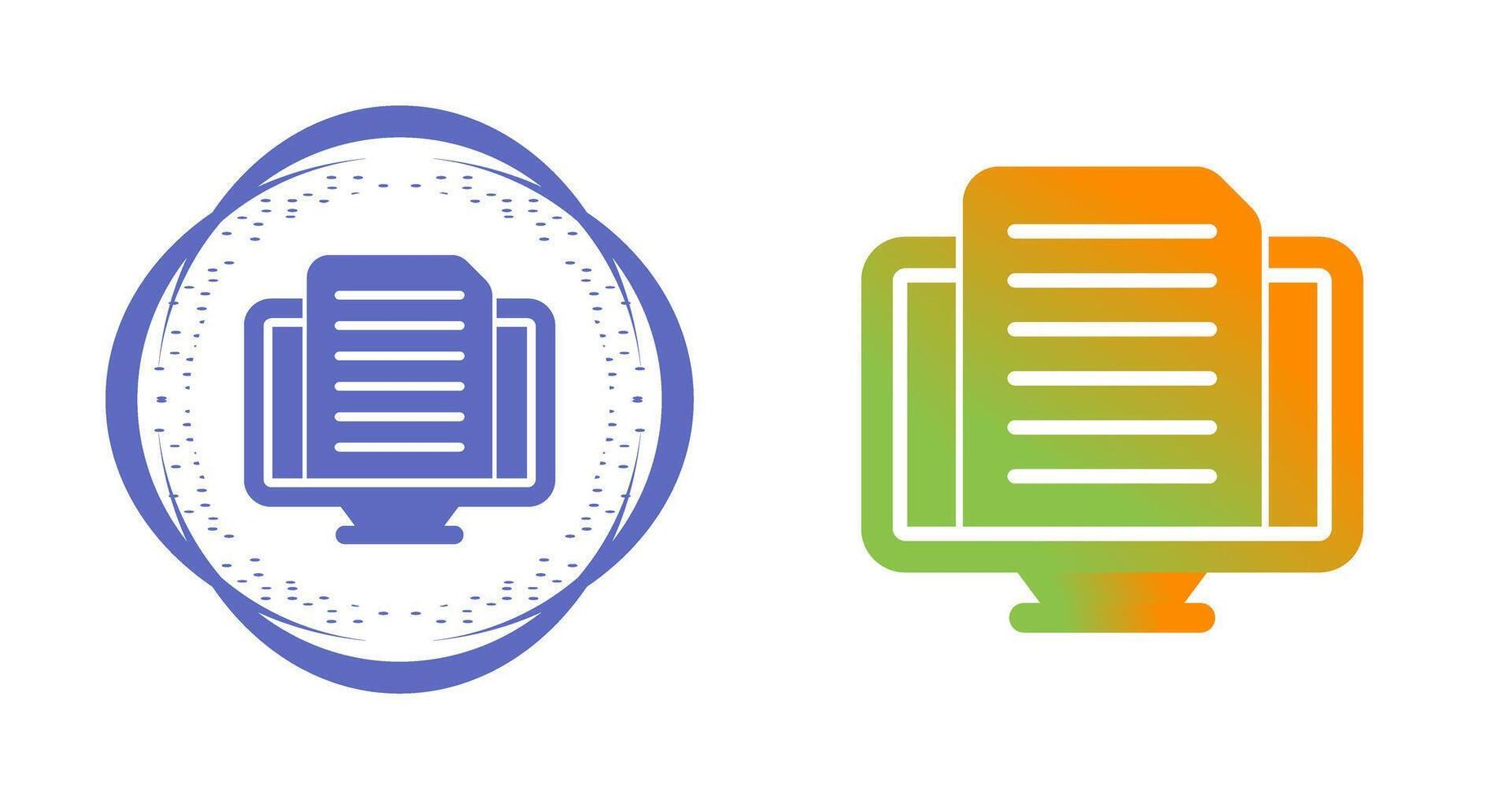 Desktop Vector Icon