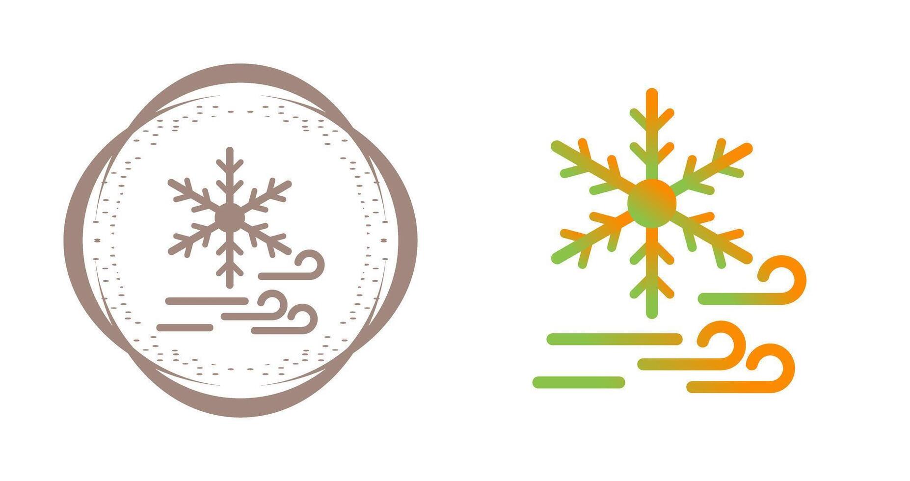 icono de vector de copo de nieve