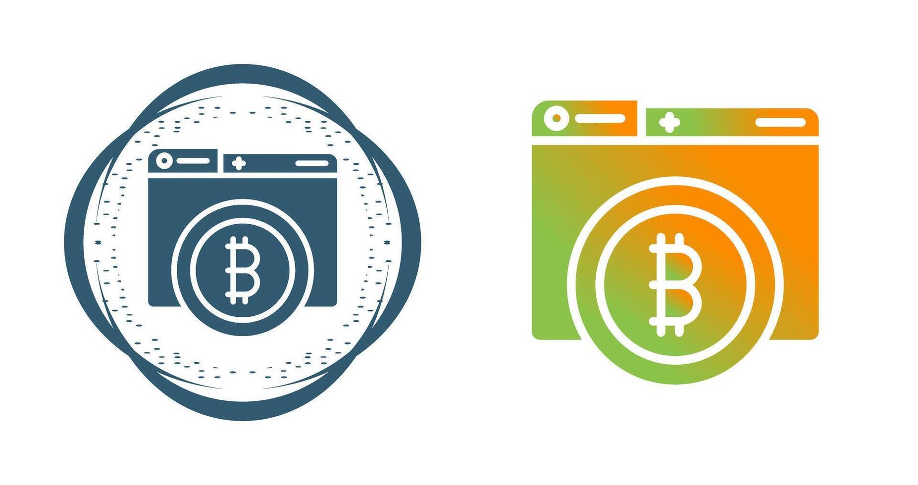 Bitcoin Vector Icon