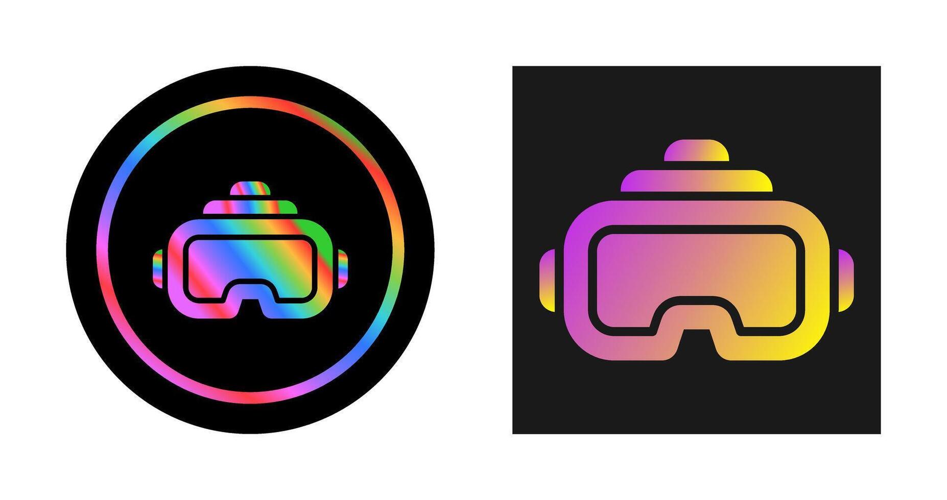 Virtual Reality Headset Vector Icon