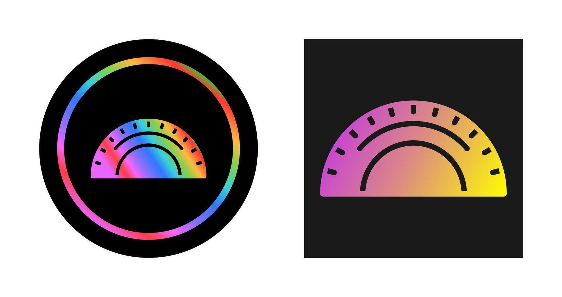 Protractor Vector Icon