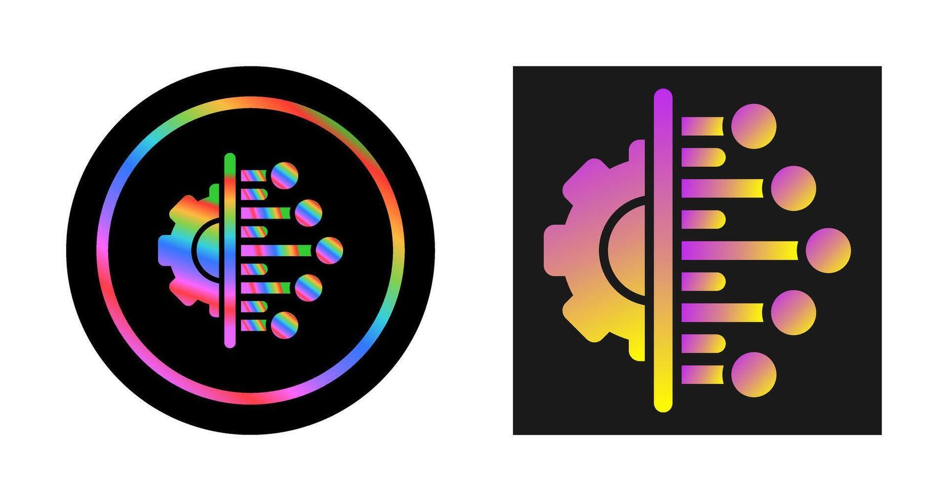 icono de vector de integración de datos