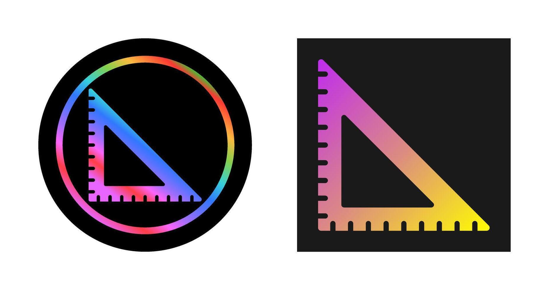 Set Square Vector Icon