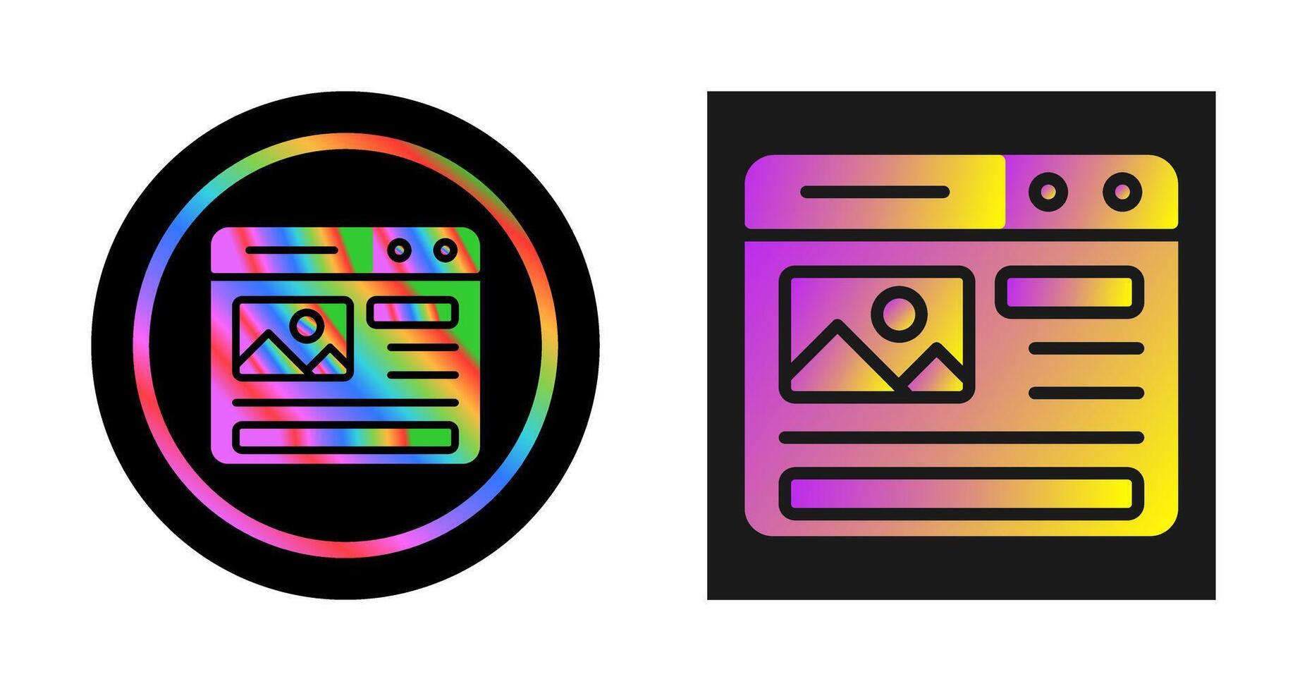 Web Design Vector Icon