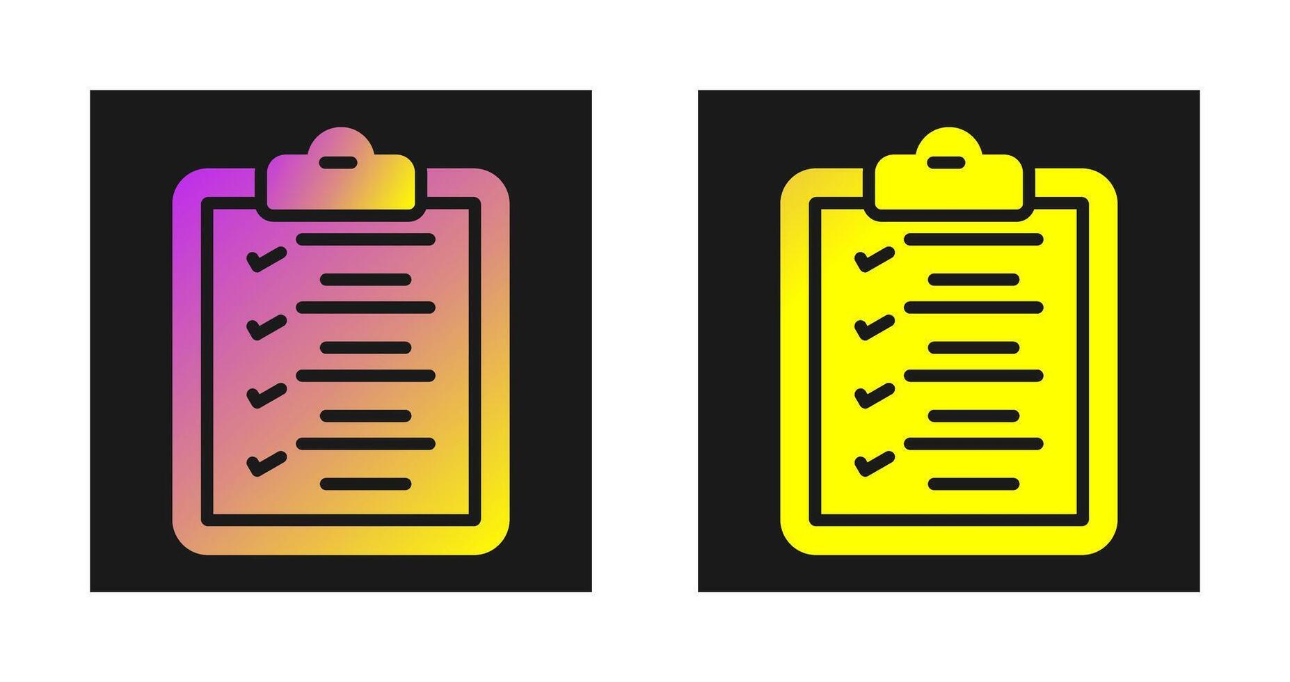 Checklist Vector Icon