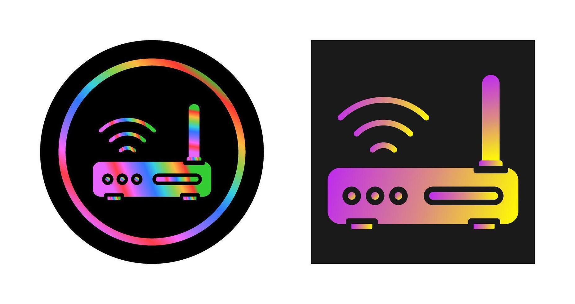 Wi-Fi Router Vector Icon
