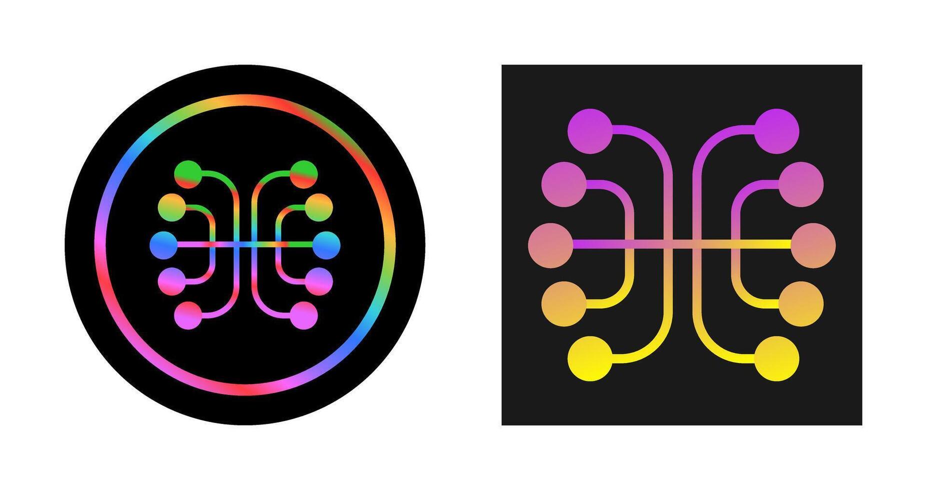 Neural Networks Vector Icon