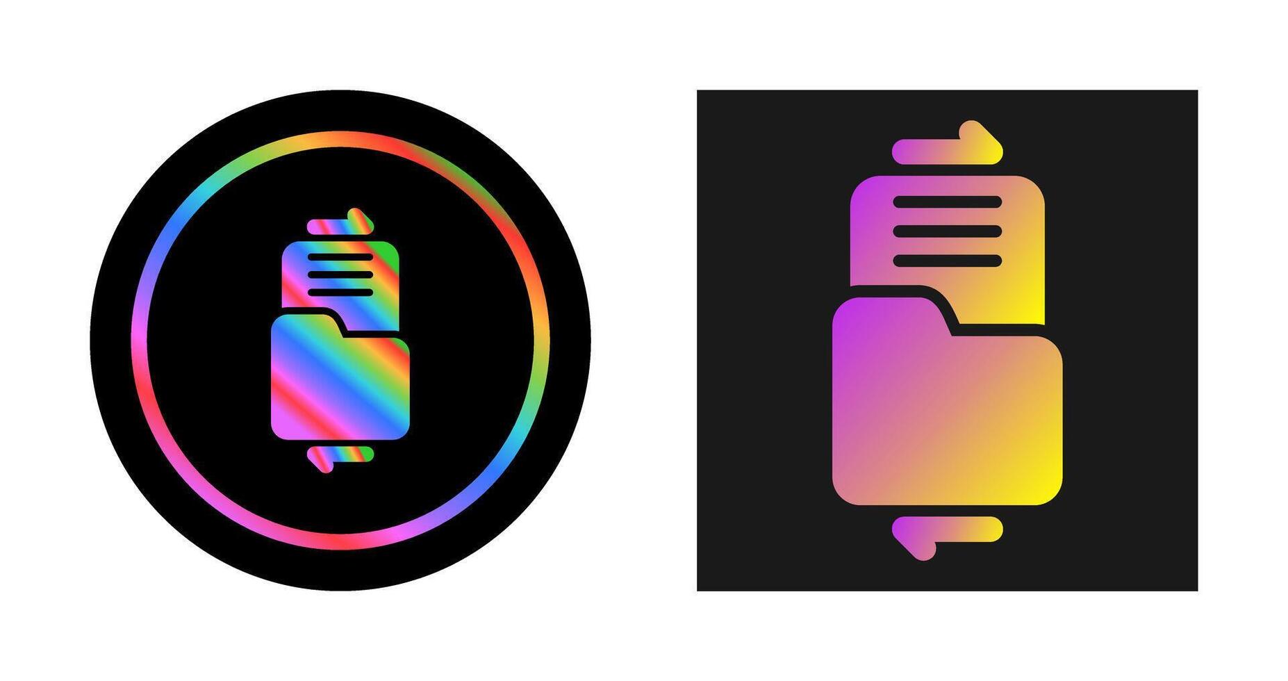 File Sharing Vector Icon