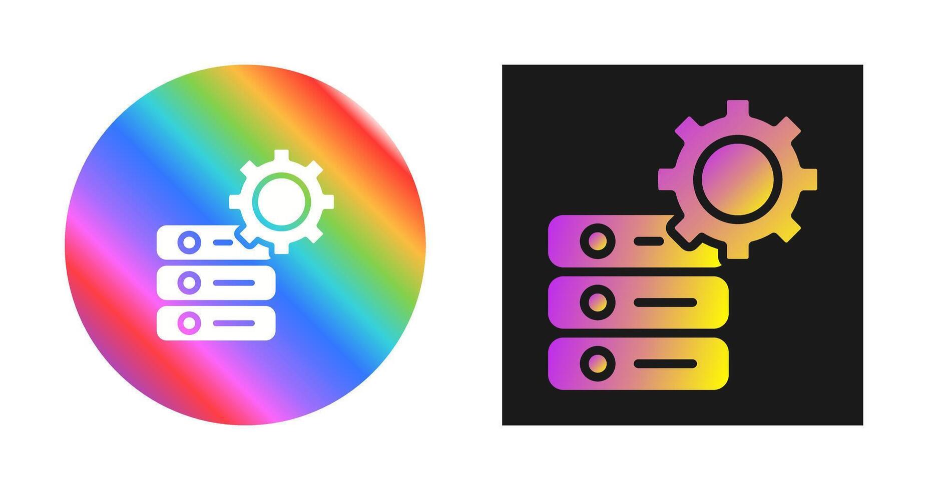 Database Management Vector Icon