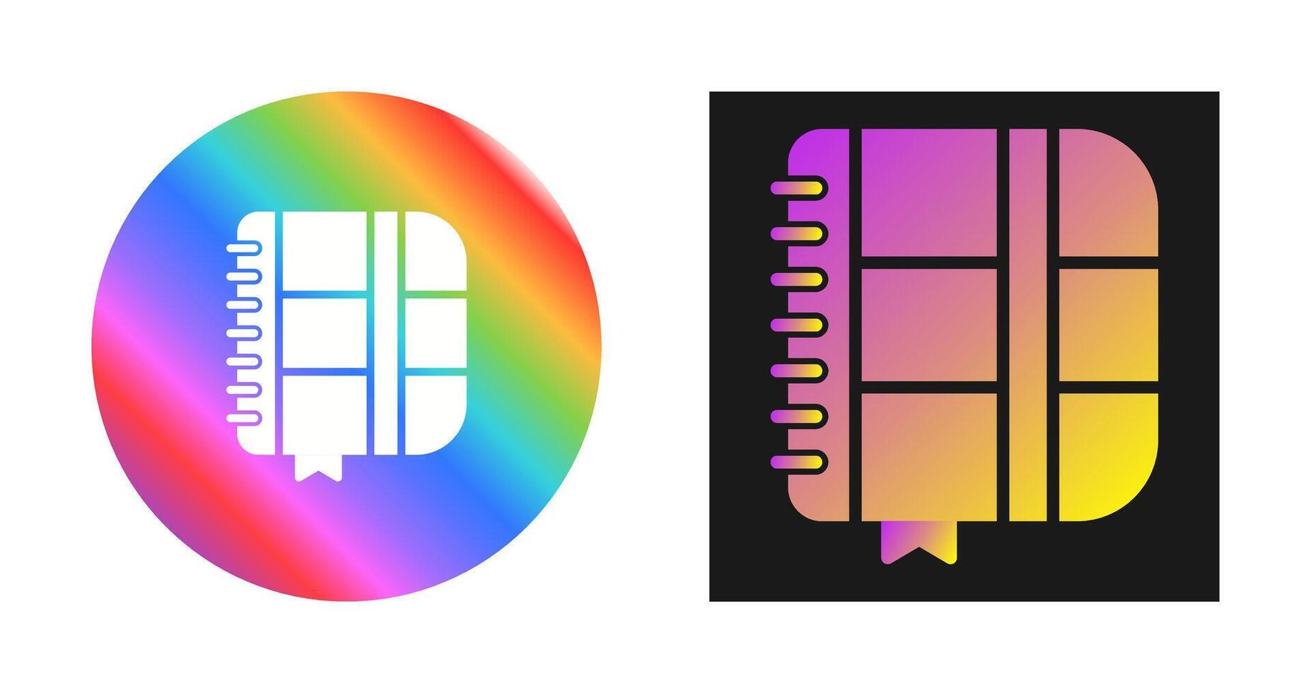 Notebook Vector Icon