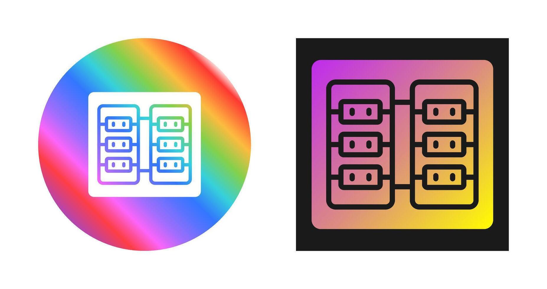 Server Room Vector Icon