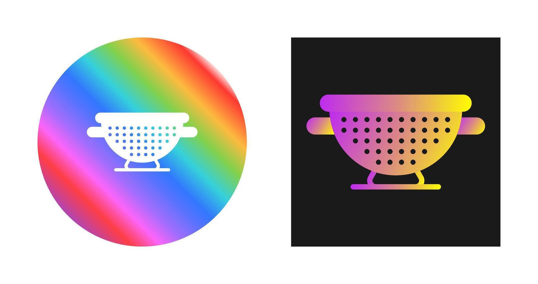 Colander Vector Icon