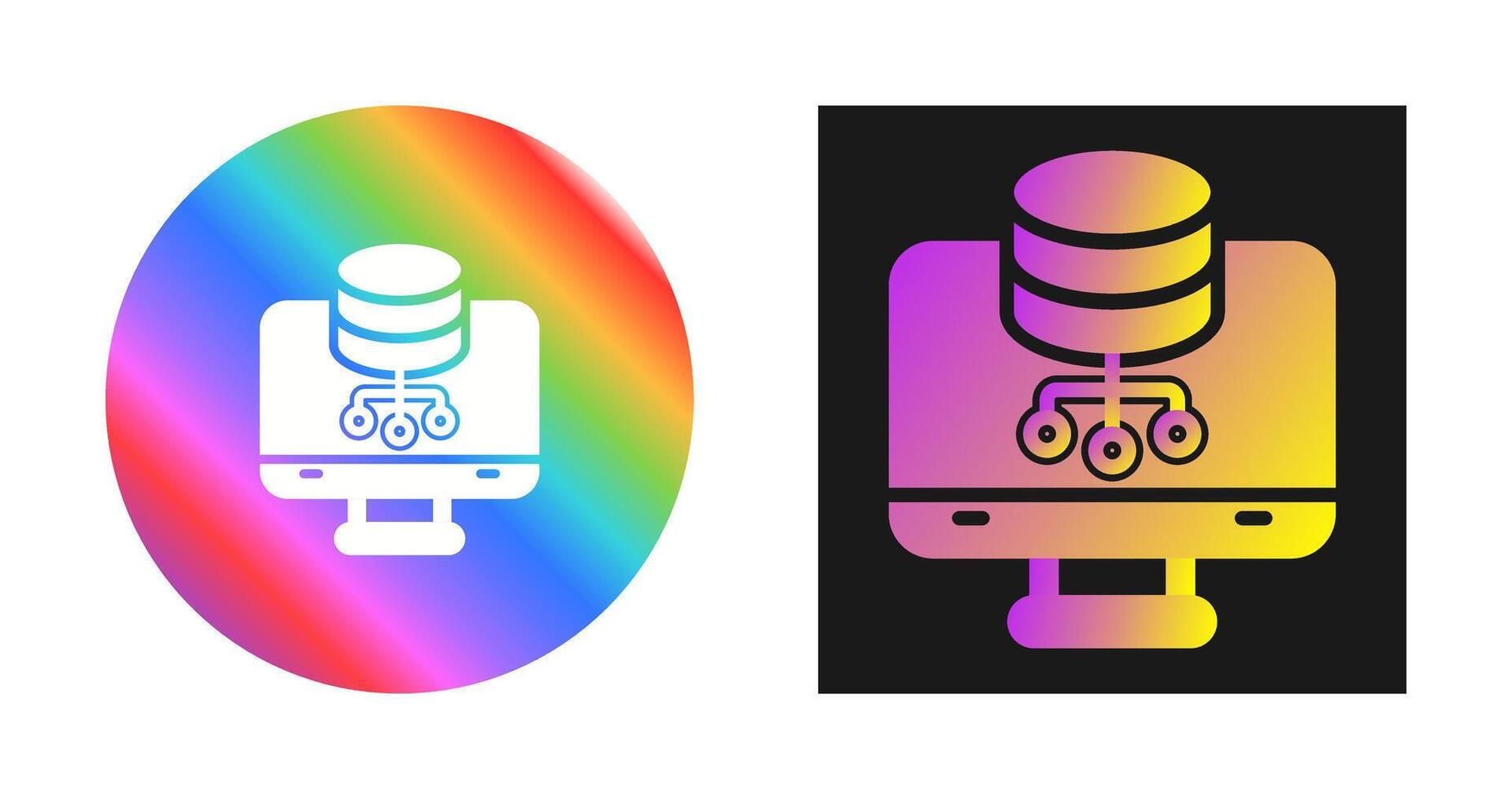 Database Management Vector Icon