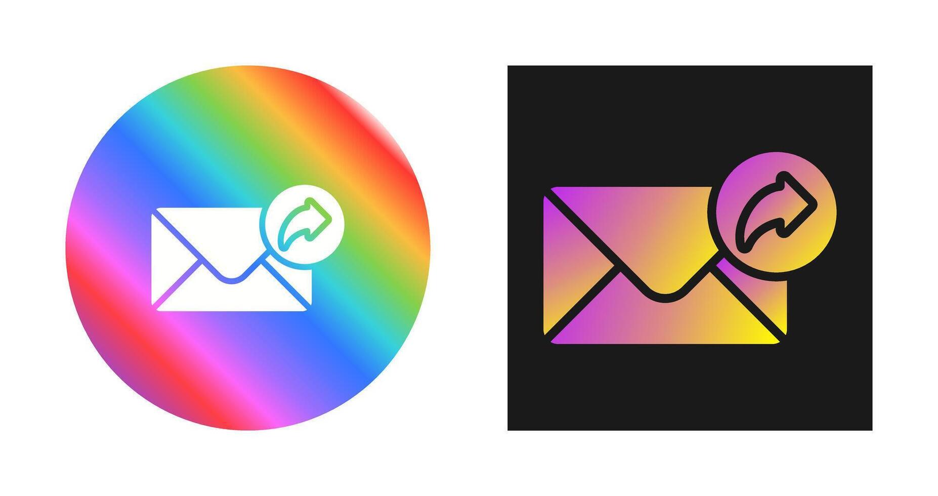 Email Forwarding Vector Icon