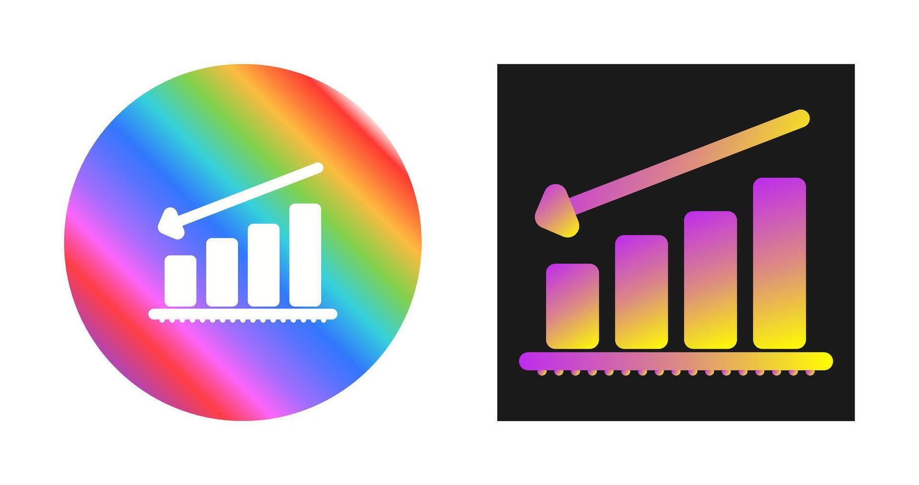 Chart Decreasing Vector Icon