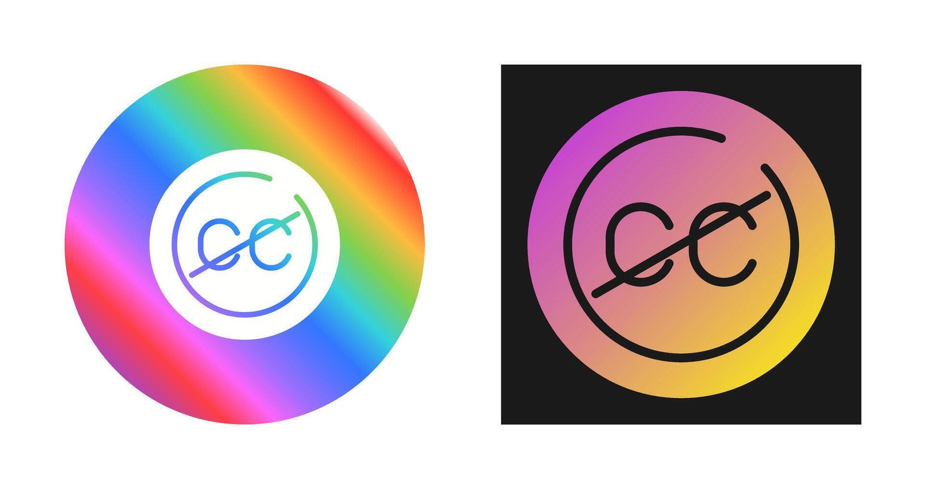 Closed Captions Circle Vector Icon