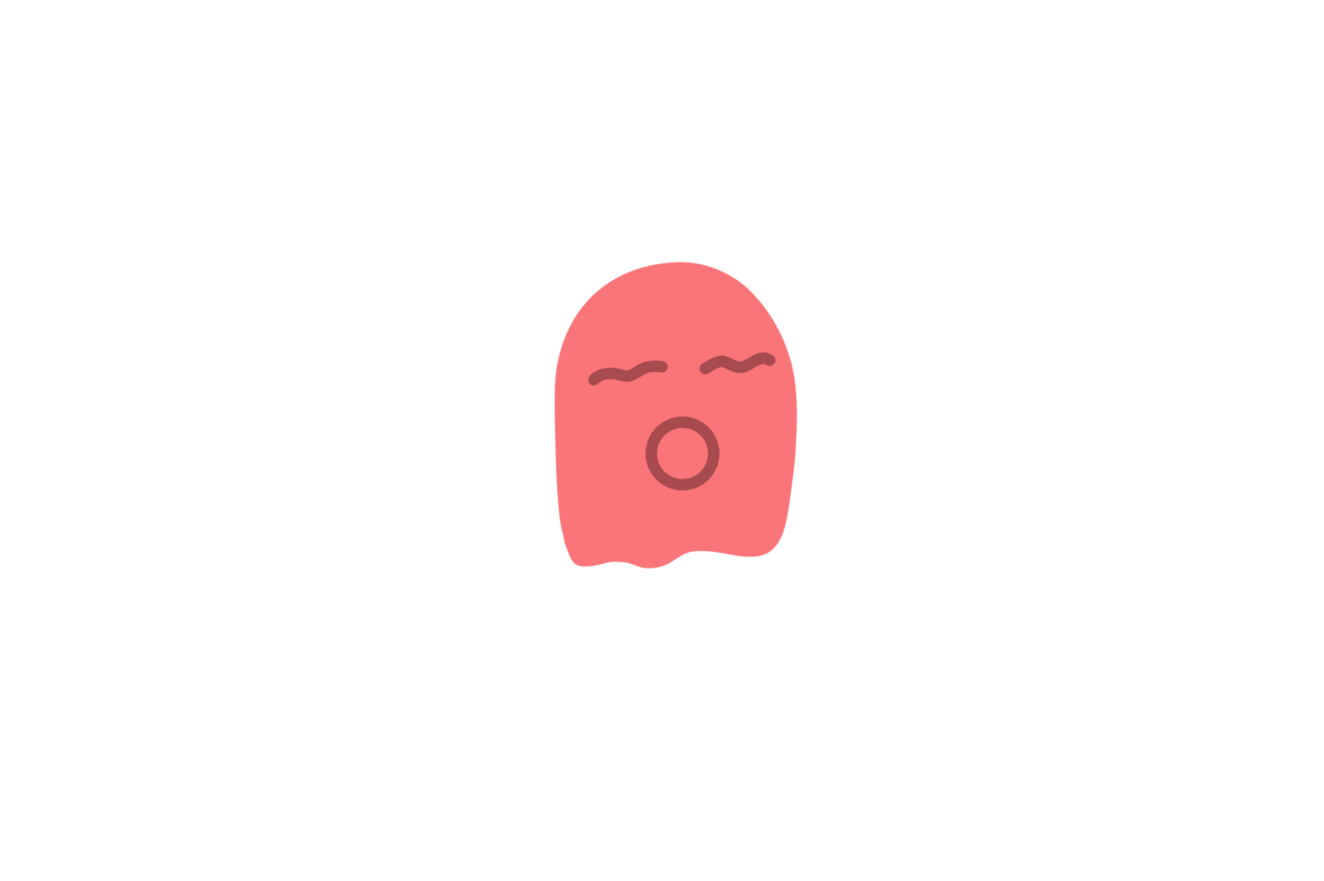Ghost face expression png