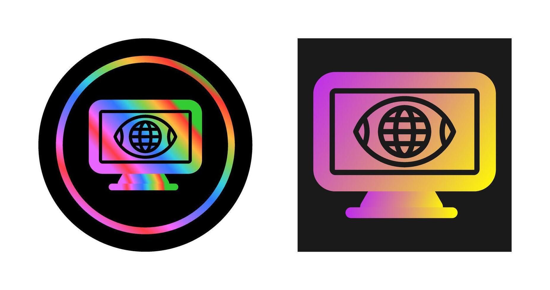 Computer Vector Icon