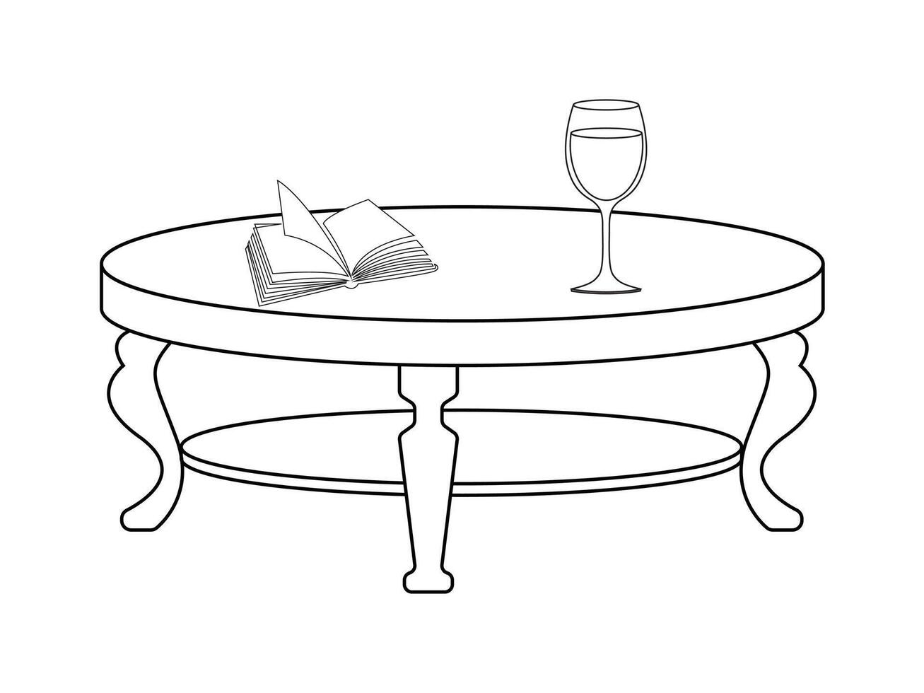 Coffee and tea table with glass and wooden table, Cup of hot tea and tea leaf on the wooden table and the tea plantations background vector