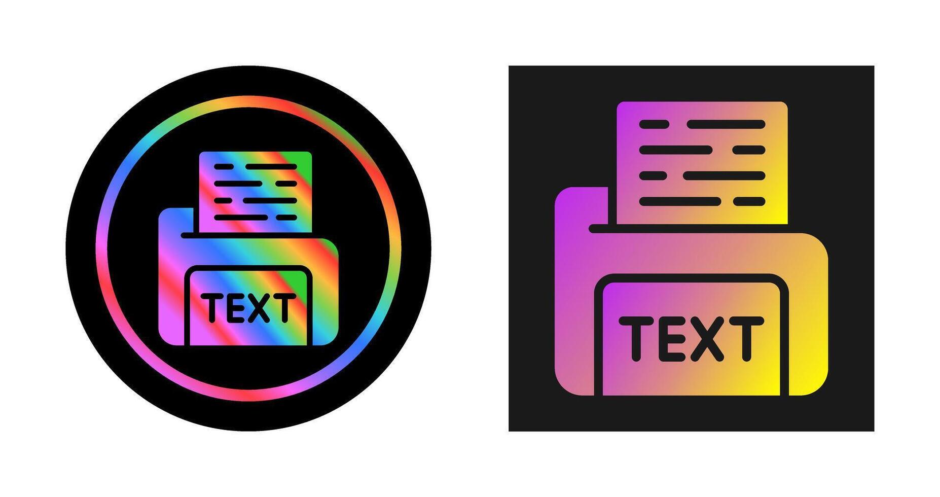 Text File Vector Icon