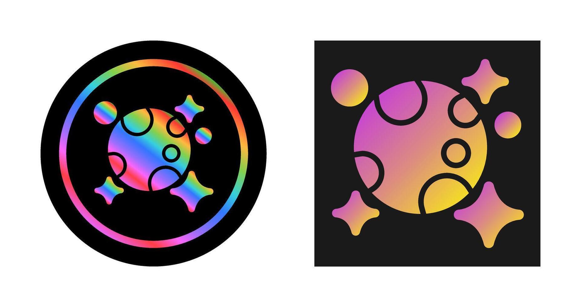 Moon And Stars Vector Icon