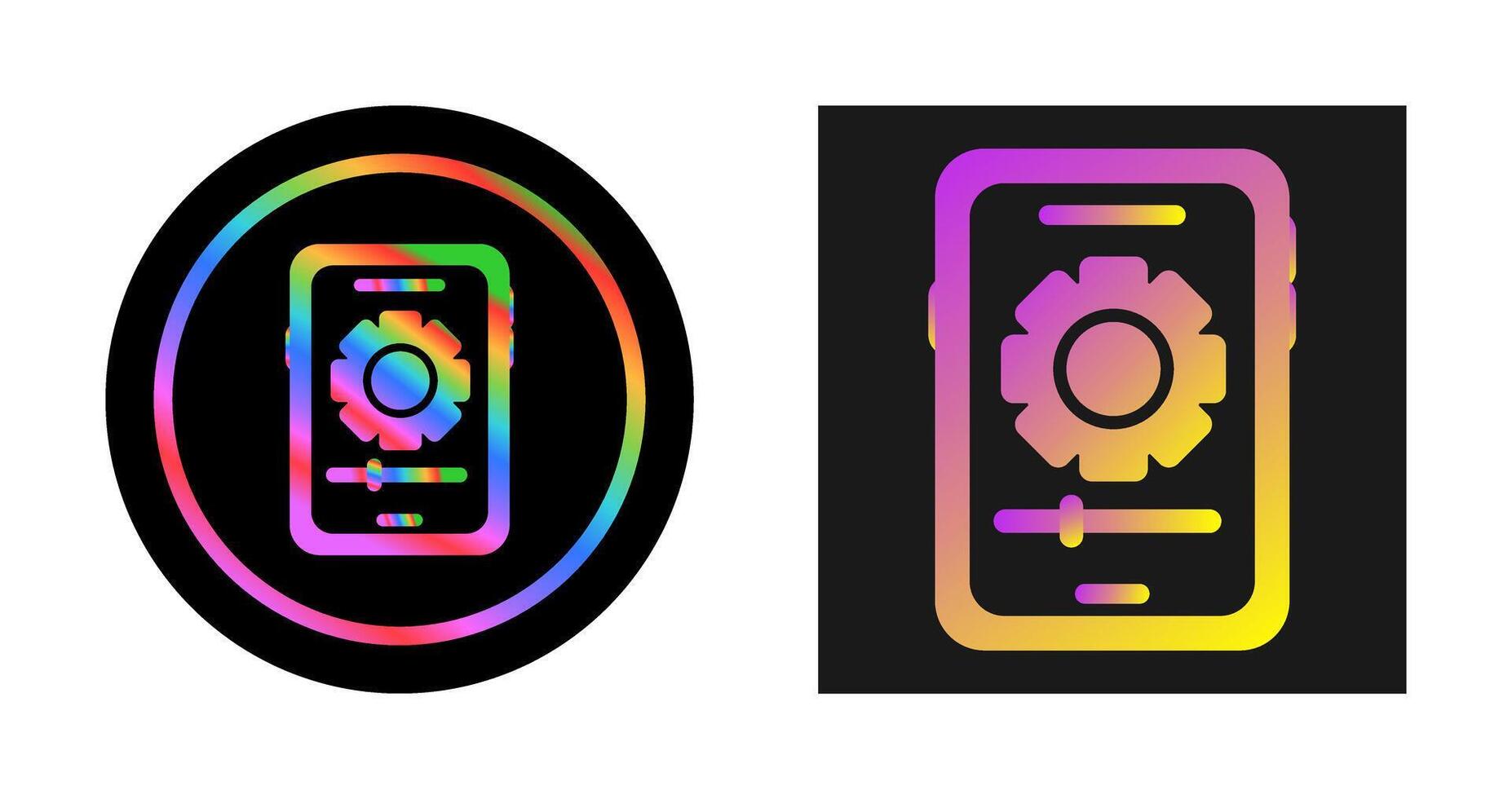 Smartphone Settings Vector Icon