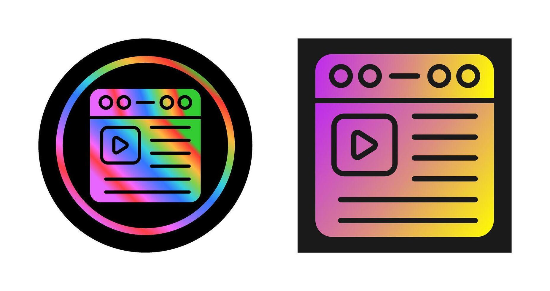 Video Vector Icon