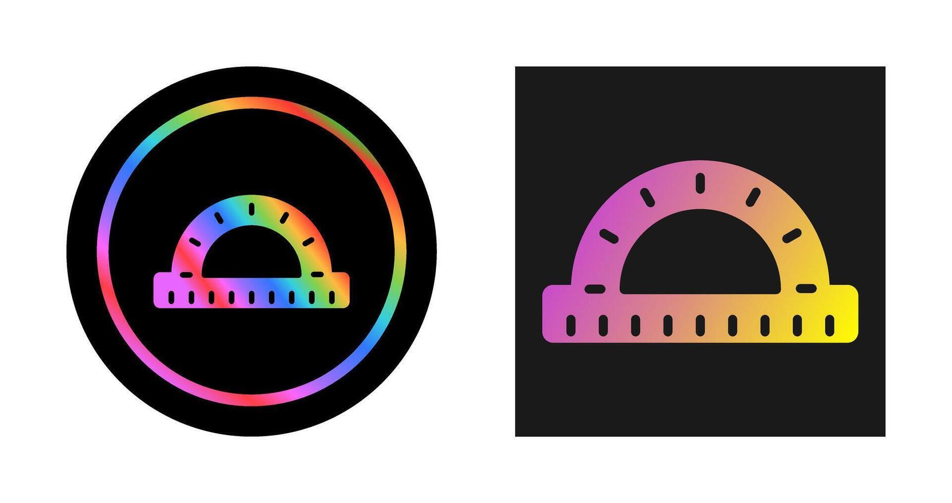 Protractor Vector Icon