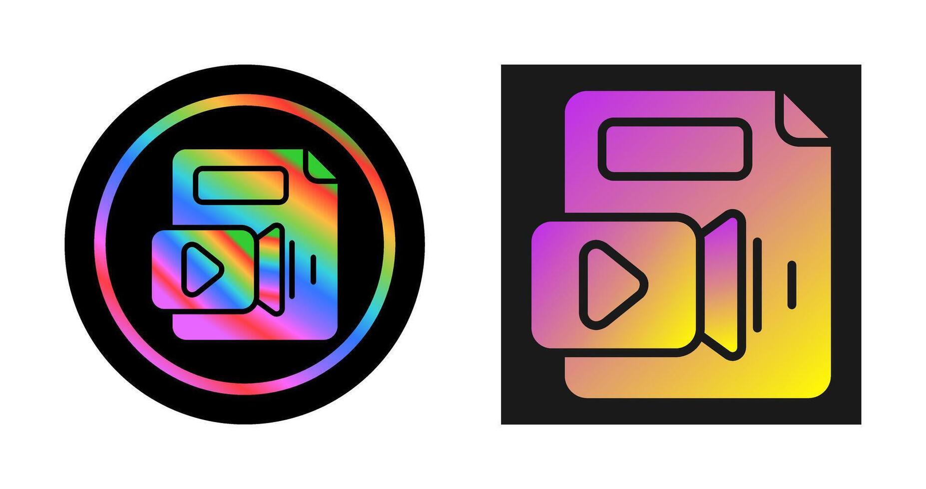 Video File Vector Icon