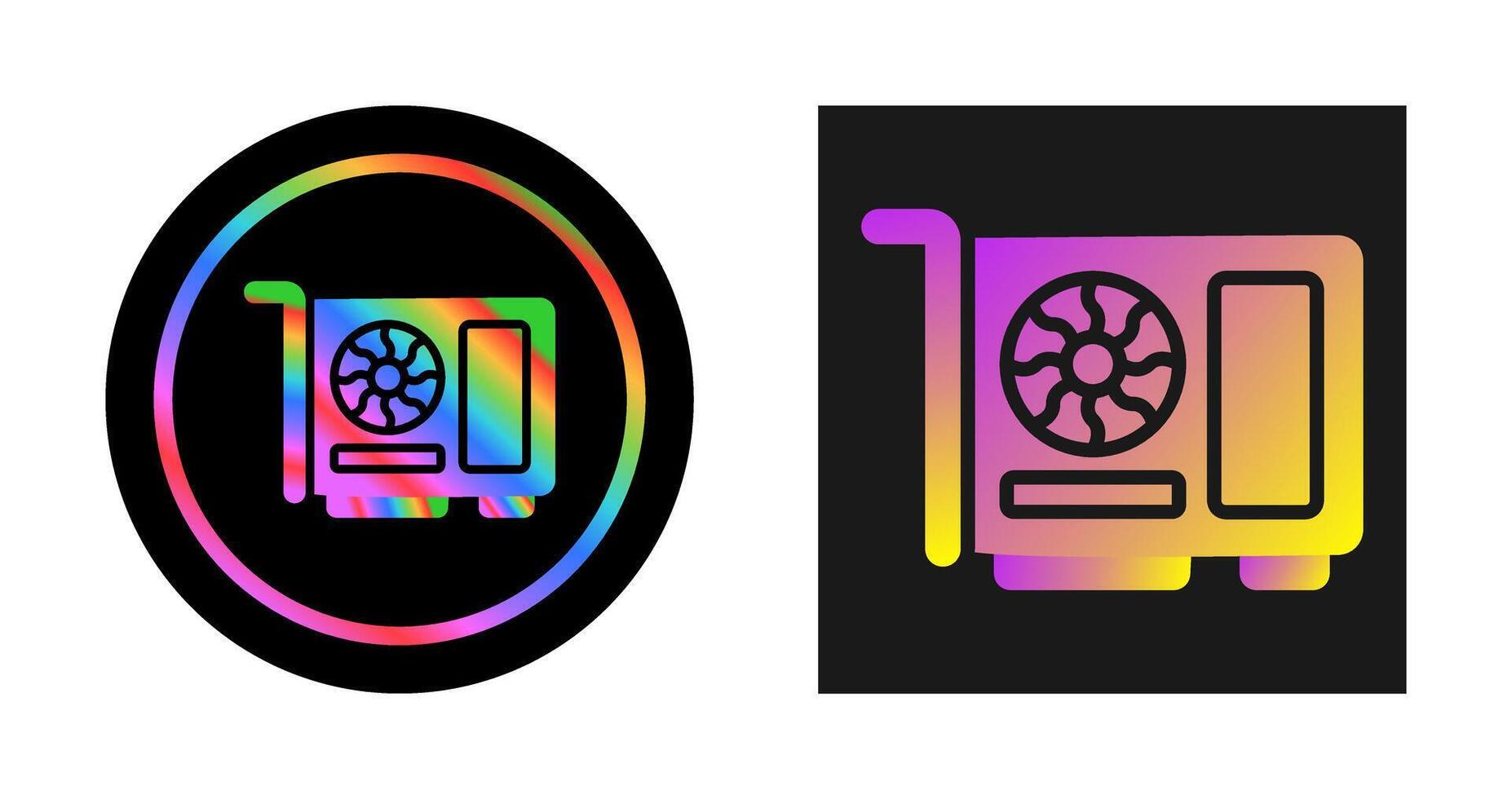 Graphic Card Vector Icon