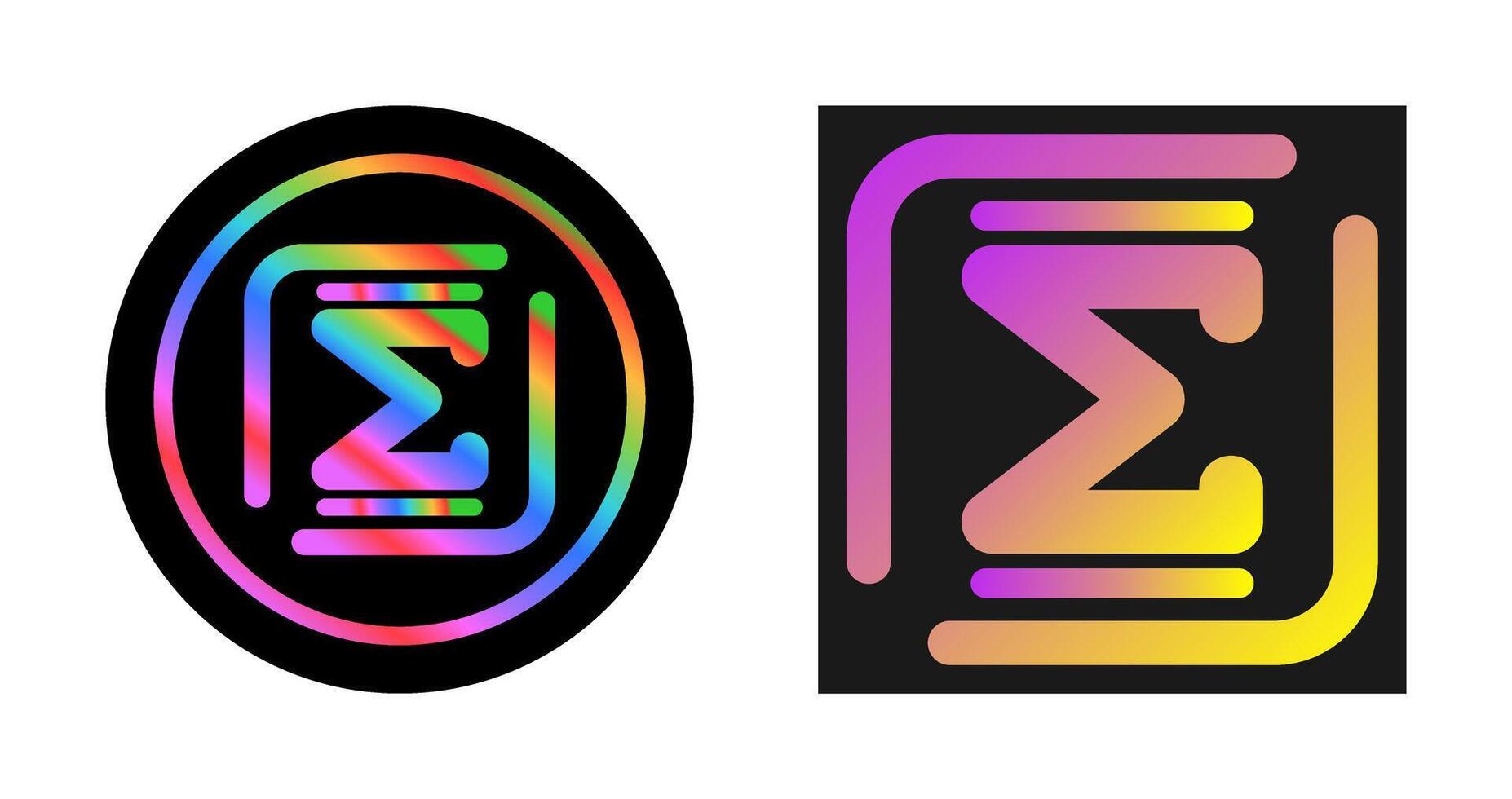 Summation Vector Icon