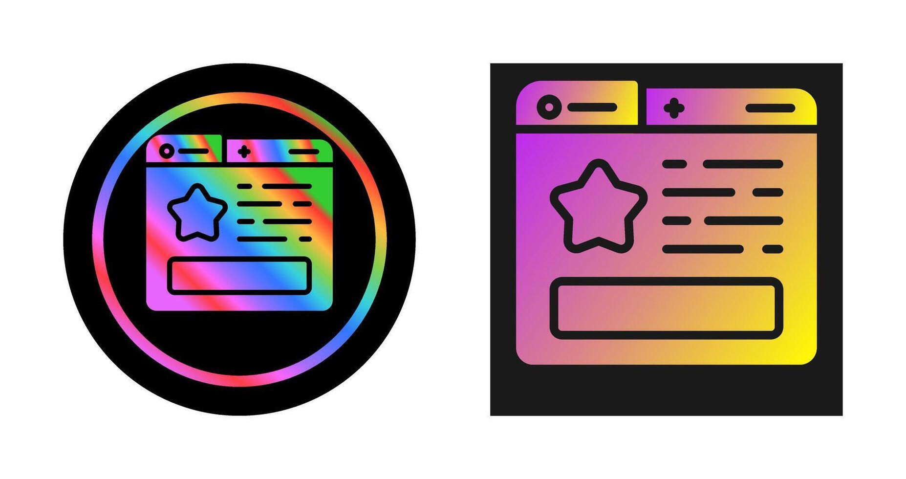 Favourite Page Vector Icon