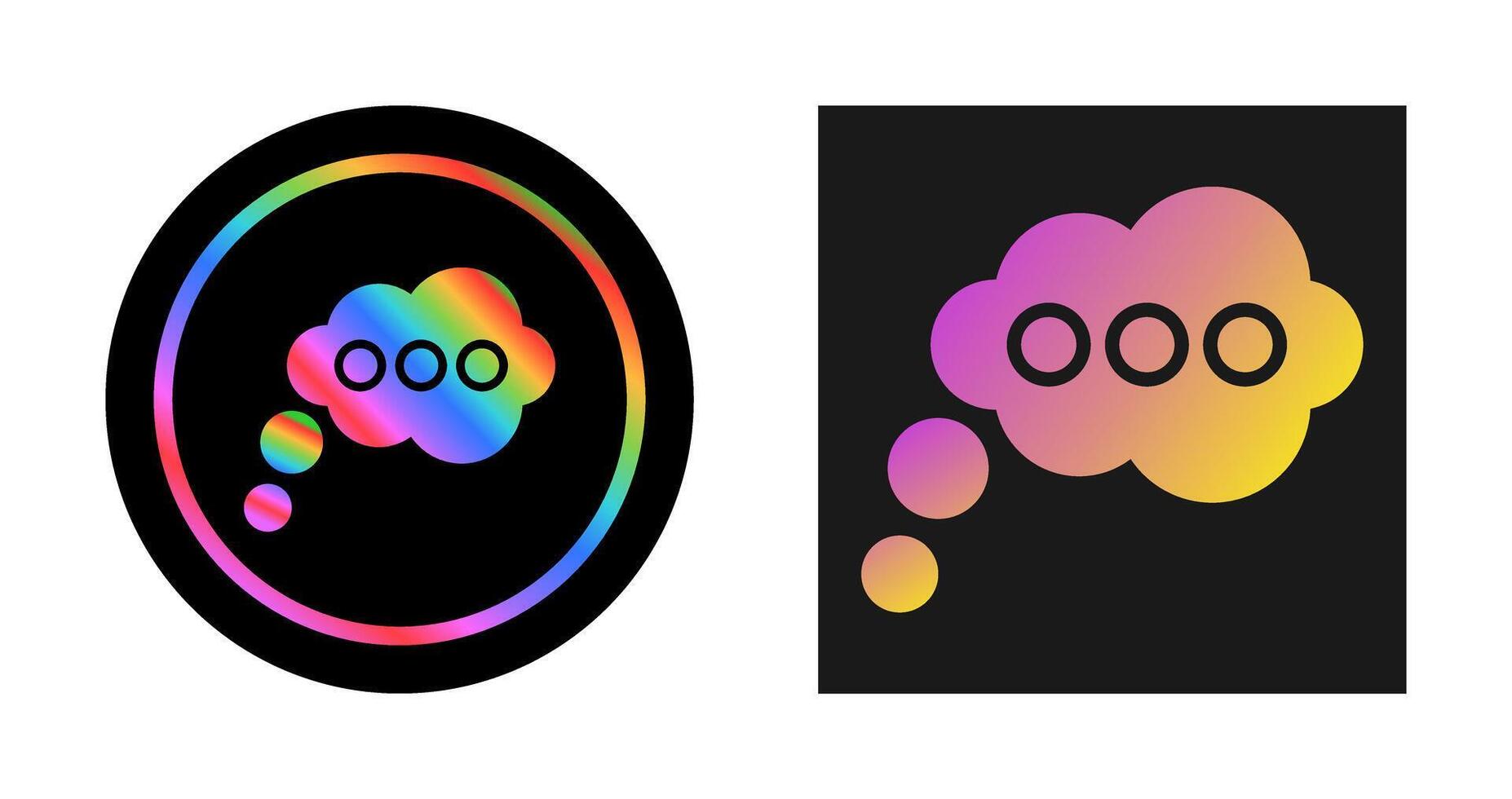 Thinking Vector Icon
