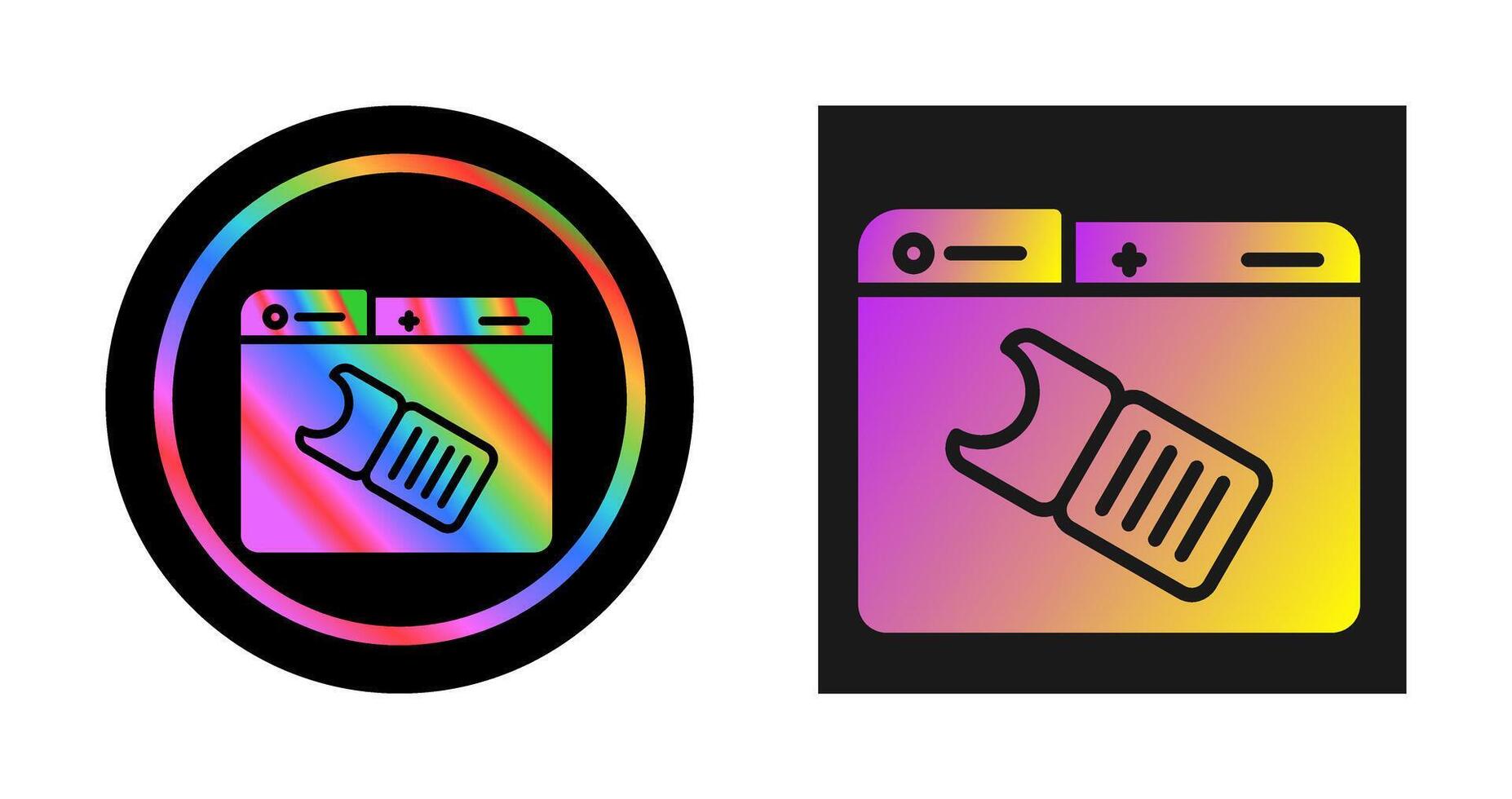 Ticket Vector Icon