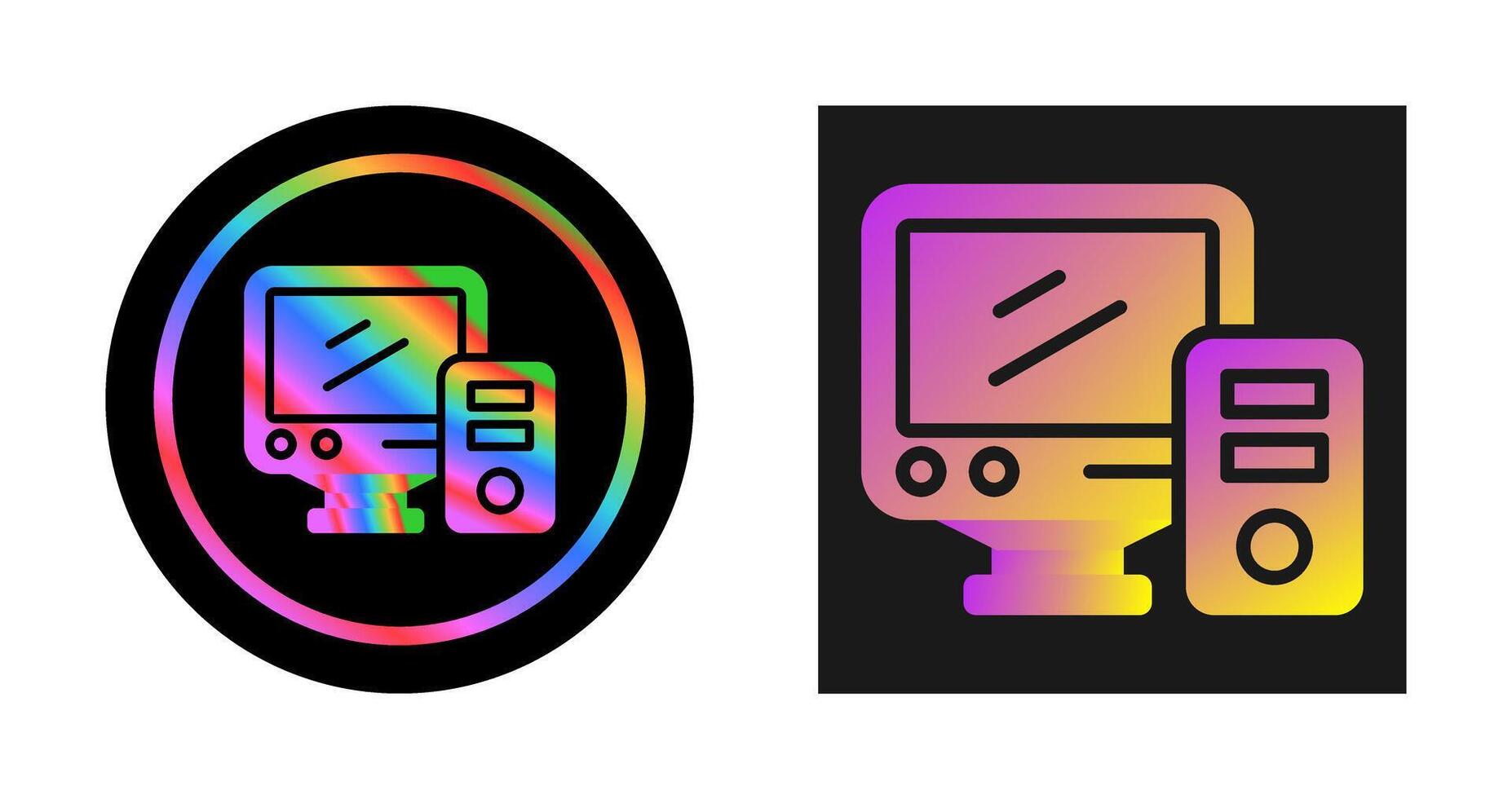 Desktop Vector Icon