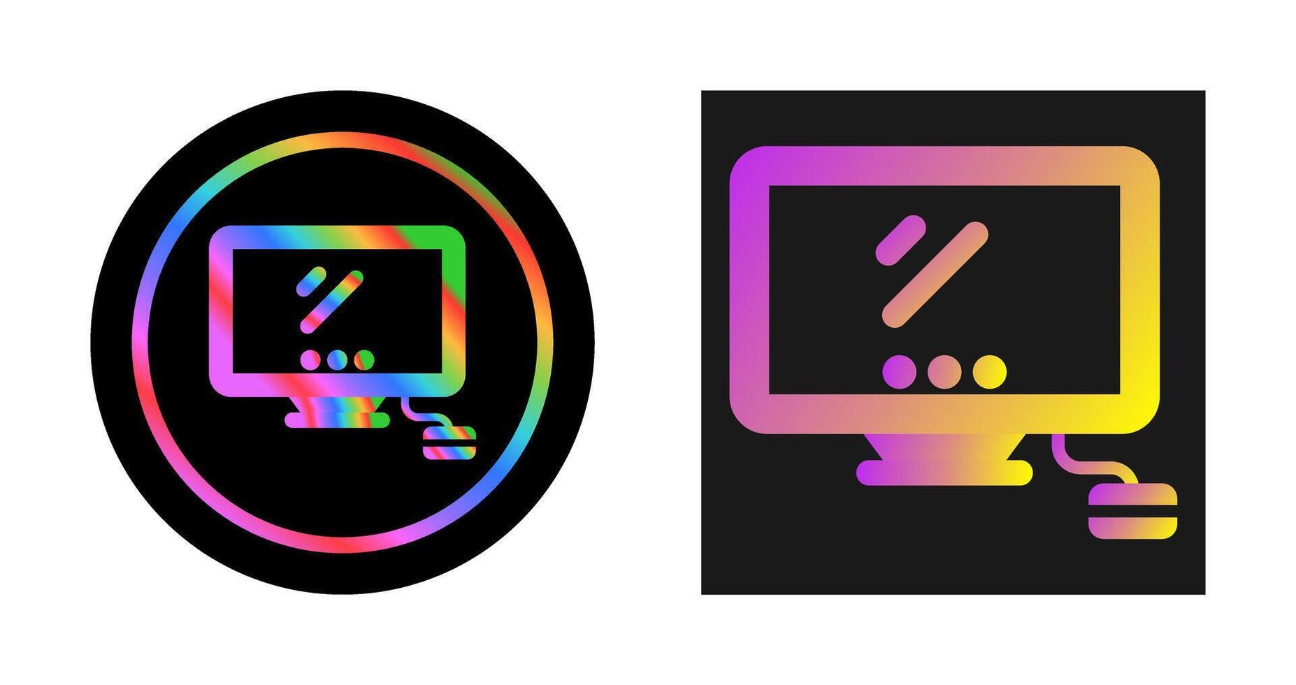 Desktop Vector Icon