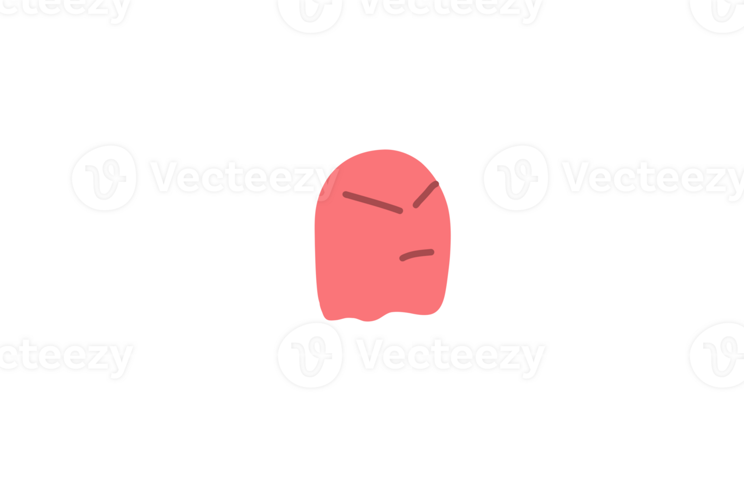 Ghost face expression png