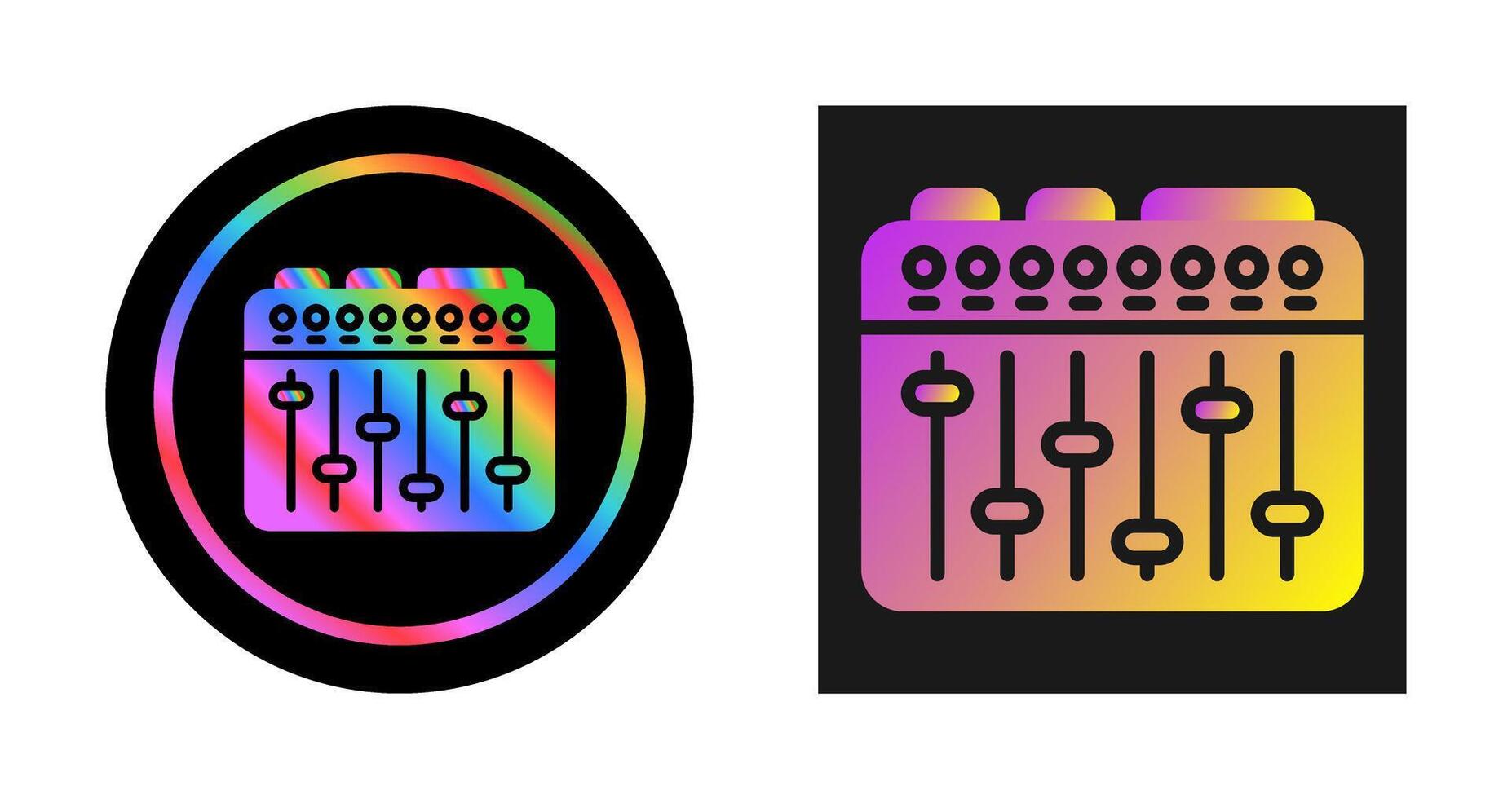 Sound Mixer Vector Icon