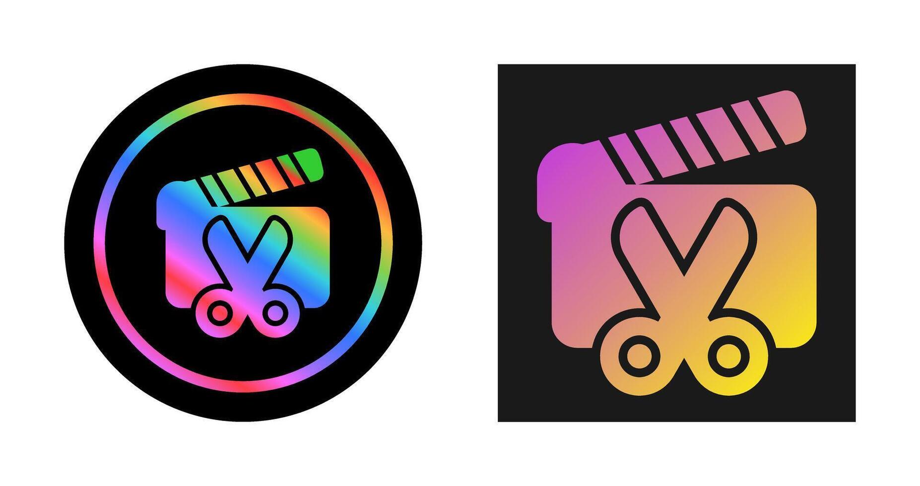 Film Editing Vector Icon