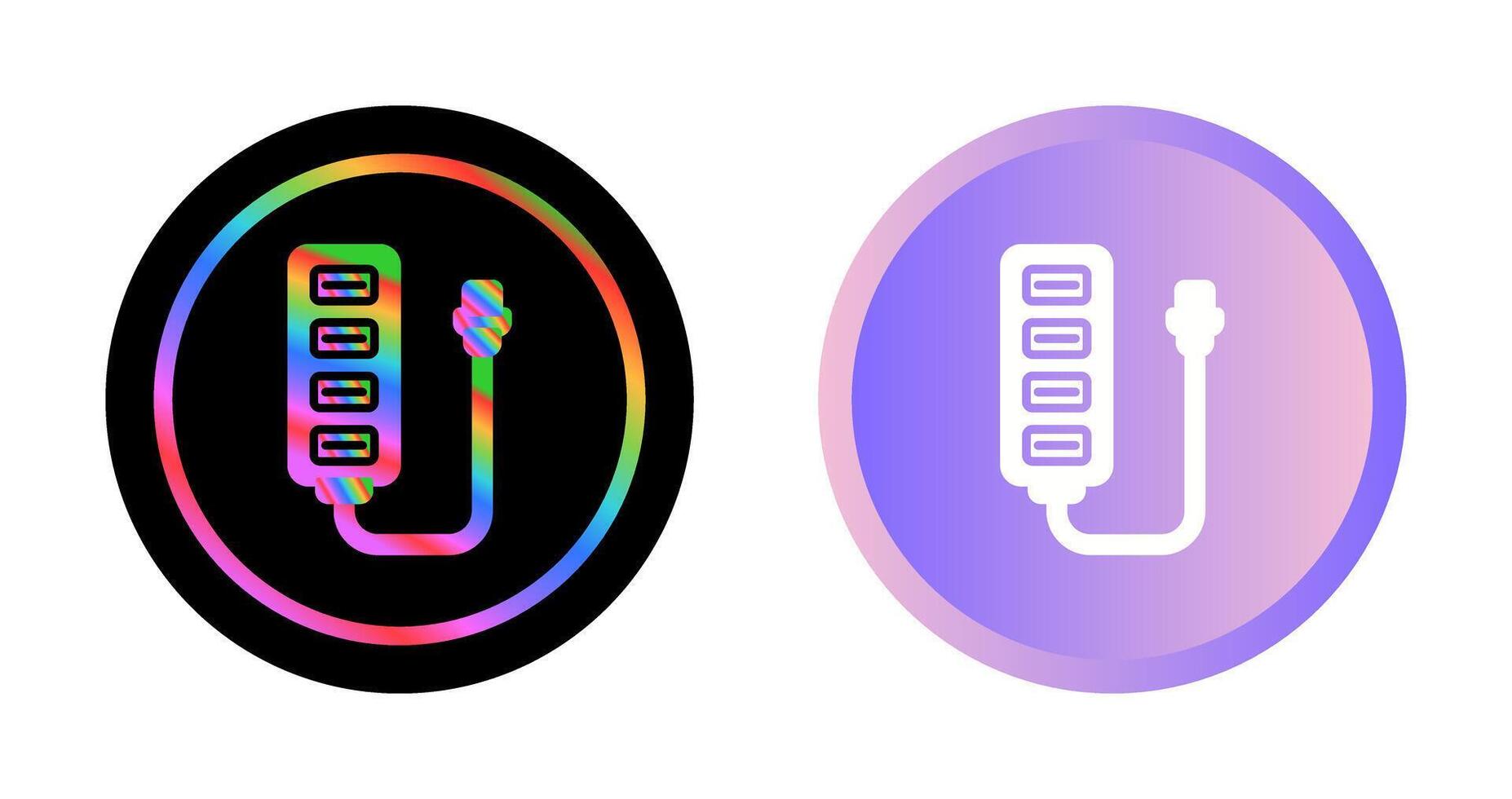 USB Hub Vector Icon