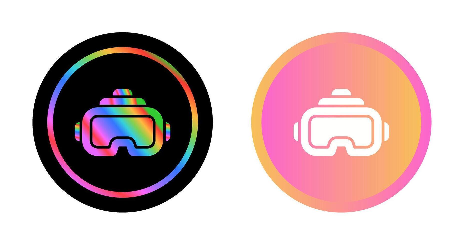 Virtual Reality Headset Vector Icon