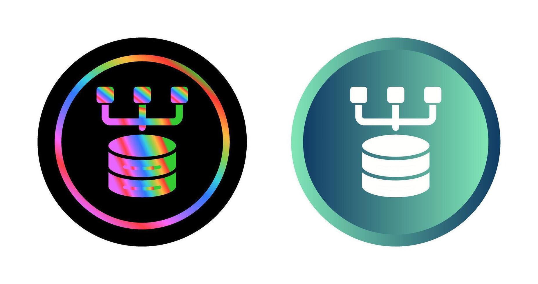 Data Modeling Vector Icon