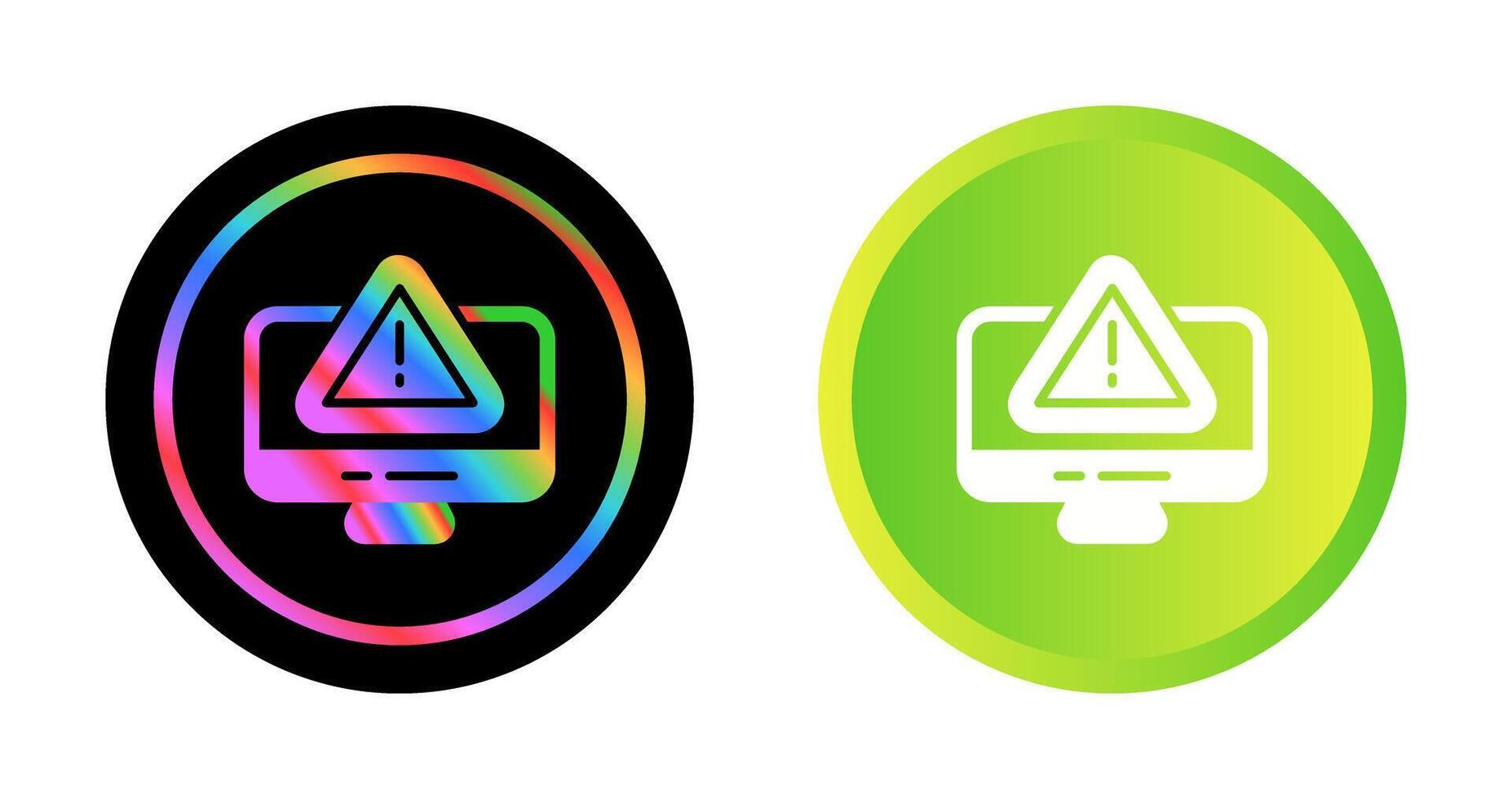 Cyber Danger Vector Icon