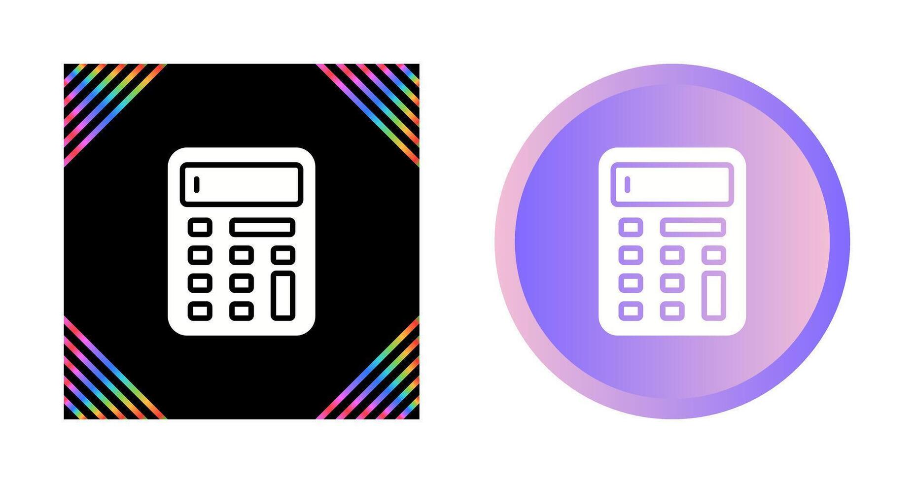 icono de vector de calculadora