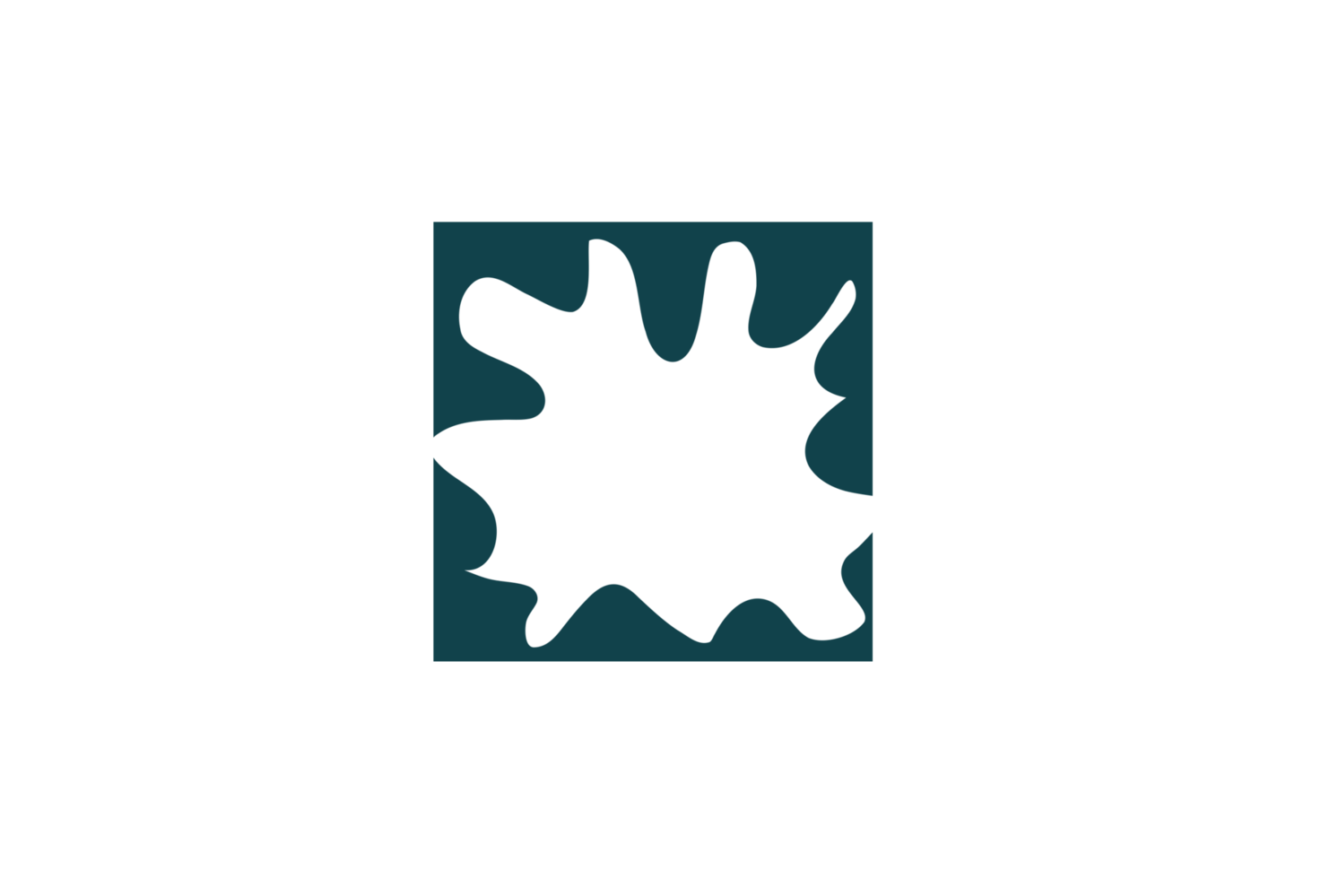 Melted Wavy frame png