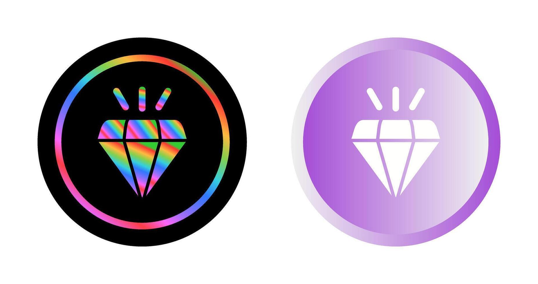 icono de vector de diamante