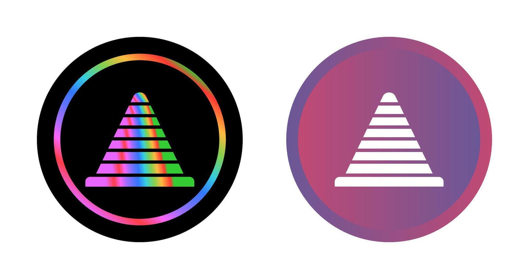 Traffic cone Vector Icon