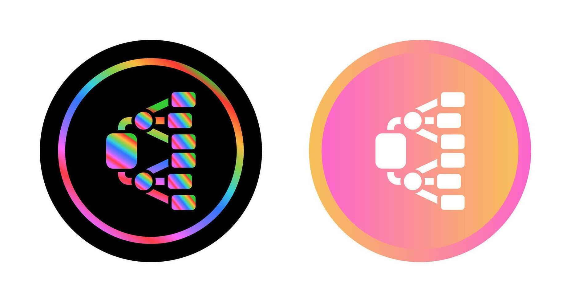Network Diagram Vector Icon
