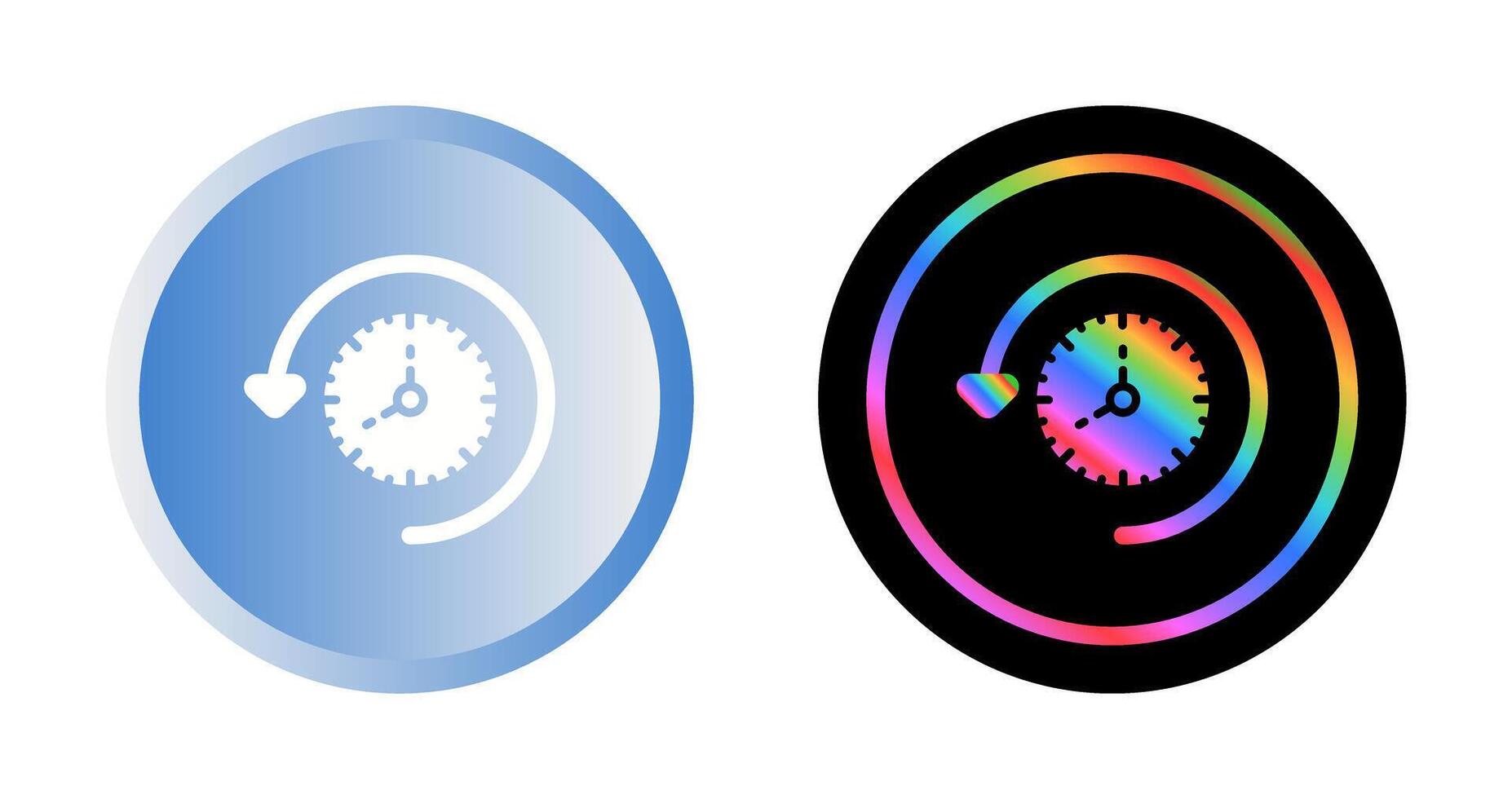 Time Past Vector Icon
